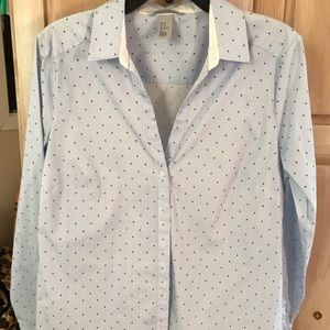 💥BUY 1 GET 1 FREE H&M Floral Dotted Button Blouse